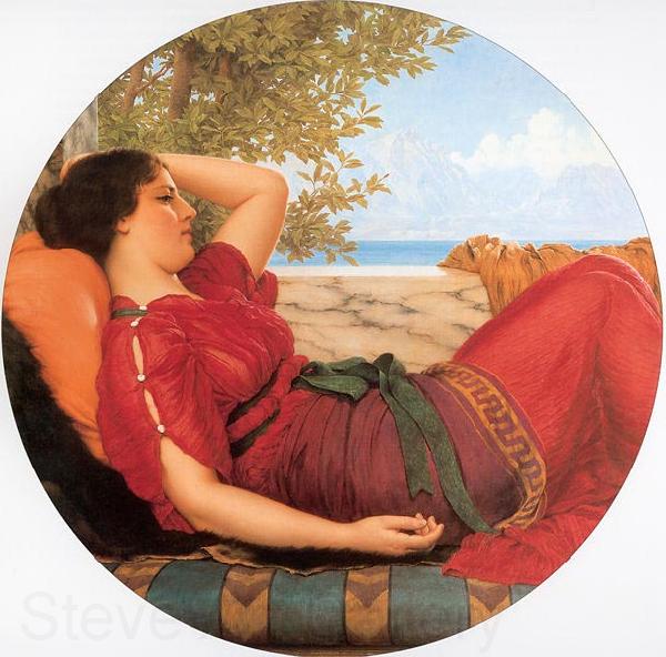 John William Godward In Realms of Fancy Norge oil painting art